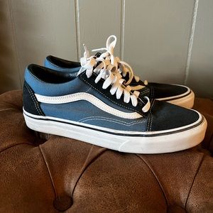 Vans Navy Old Skool Size 9
